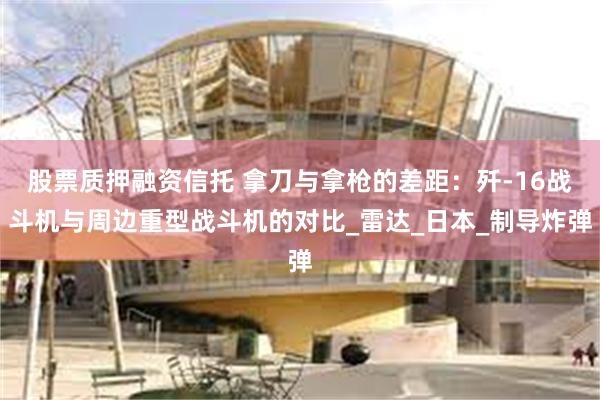 股票质押融资信托 拿刀与拿枪的差距：歼-16战斗机与周边重型战斗机的对比_雷达_日本_制导炸弹